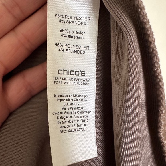 Chico’s Easywear Women Vest Cardigan Tunic Size 1/ Small Sleeveless Taupe NWT - Picture 3 of 8